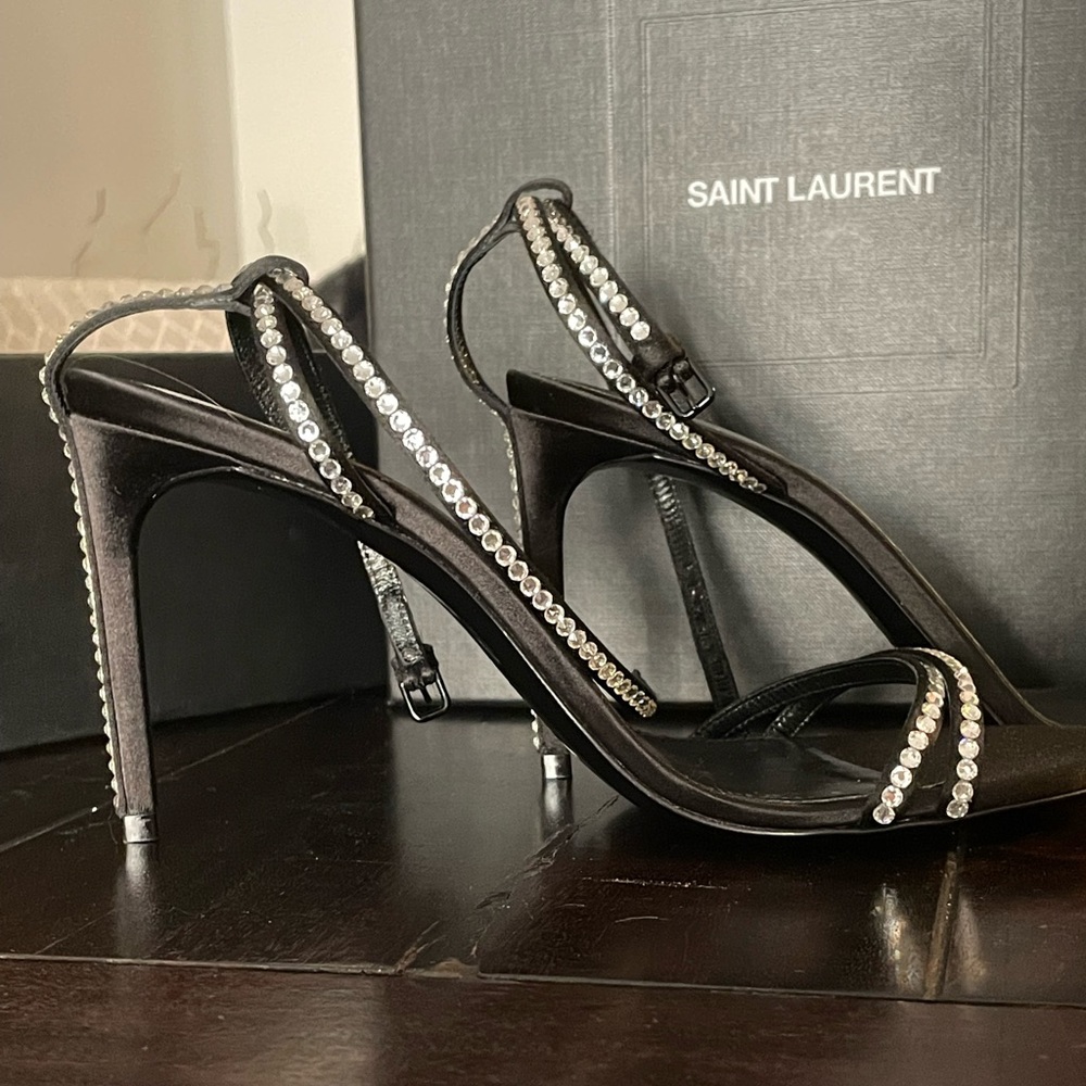 Saint Laurent Robin 86 Strap Sandals. - Picture 3 of 8